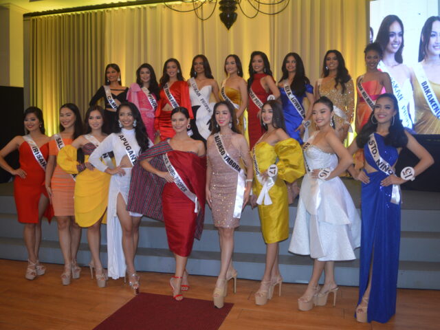 Official candidates for Miss Baguio 2023 presented to the press