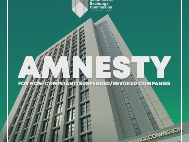 SEC launches amnesty program for non-compliant, suspended, revoked corporations