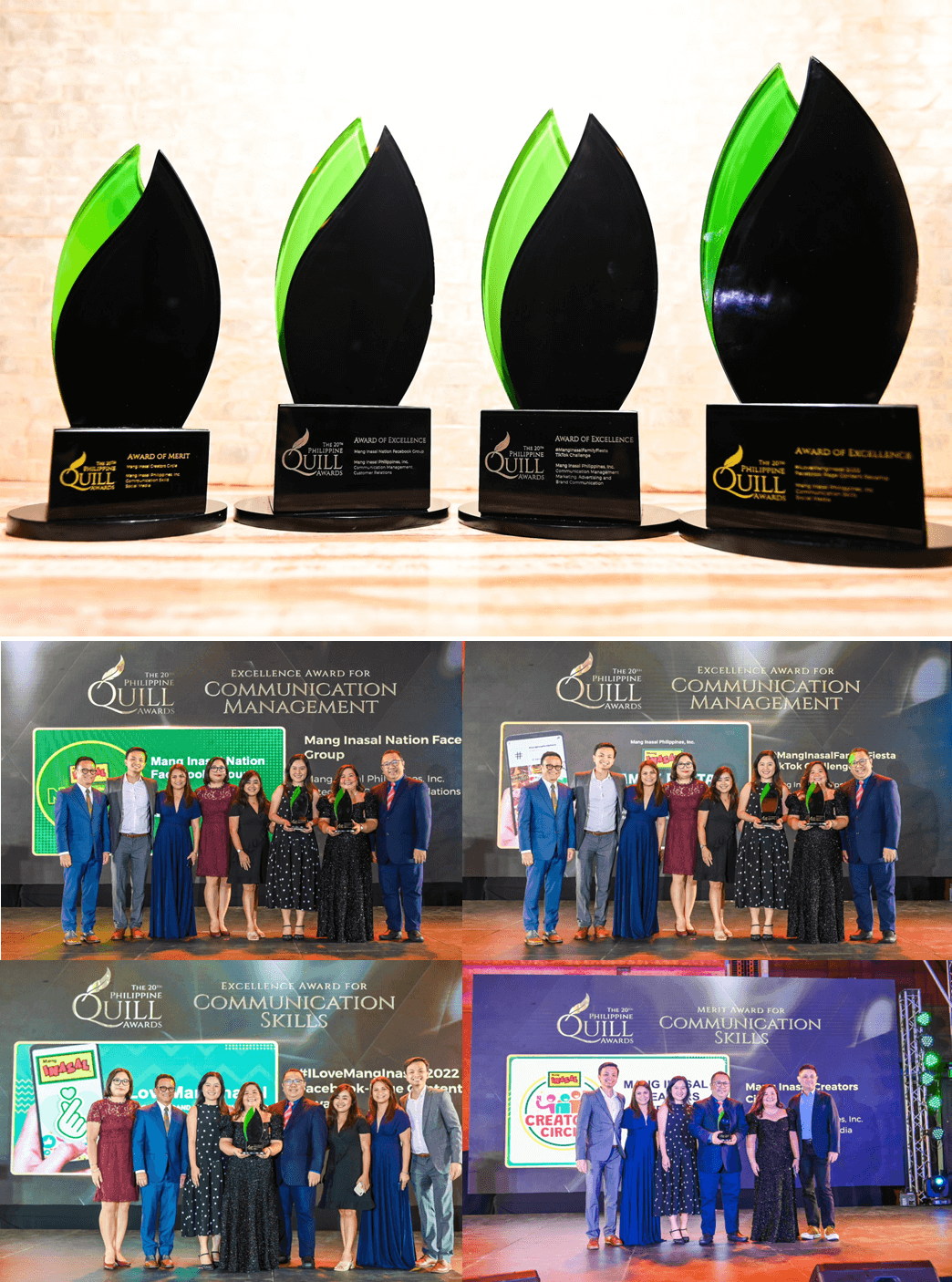 Mang Inasal triumphs with 3 Awards of Excellence and 1 Award of Merit at the 20th Philippine Quill Awards