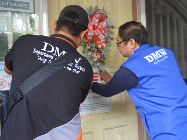 DMW shuts down Baguio language center for illegal recruitment