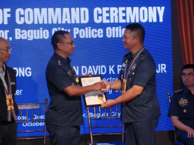 PCol Francisco Bulwayan Jr. transfers BCPO Command to PCol Ruel Tagel