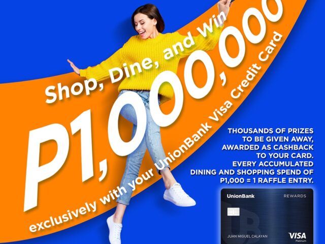 Shop and dine with UnionBank Visa for cashback prizes