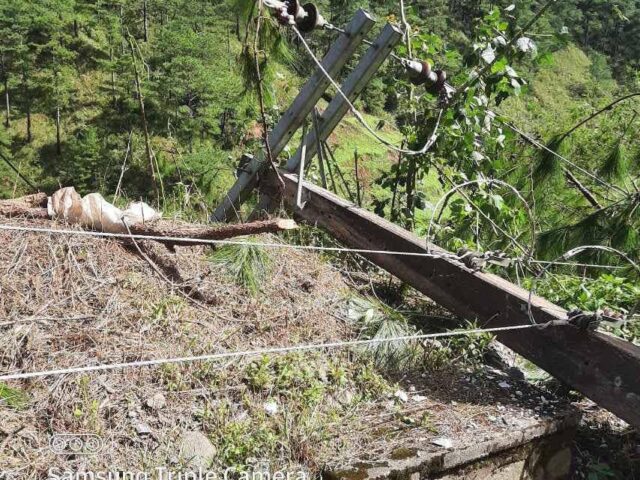 Super Typhoon Pepito causes P2M damage to Benguet power lines