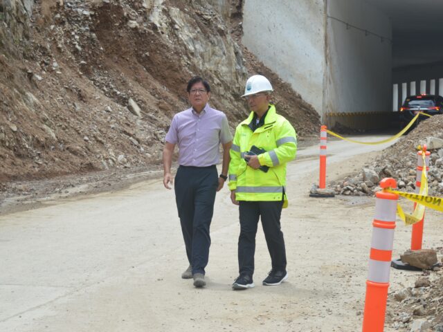 Marcos calls ₱260M Kennon Road rock shed useless