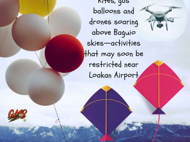 Baguio eyes ban on kites, balloons, drones near Loakan Airport