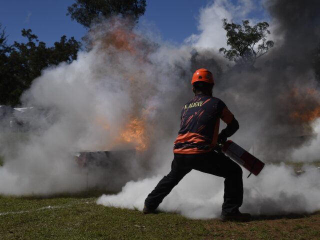 Firefighting drill highlights mine safety conference in Baguio City