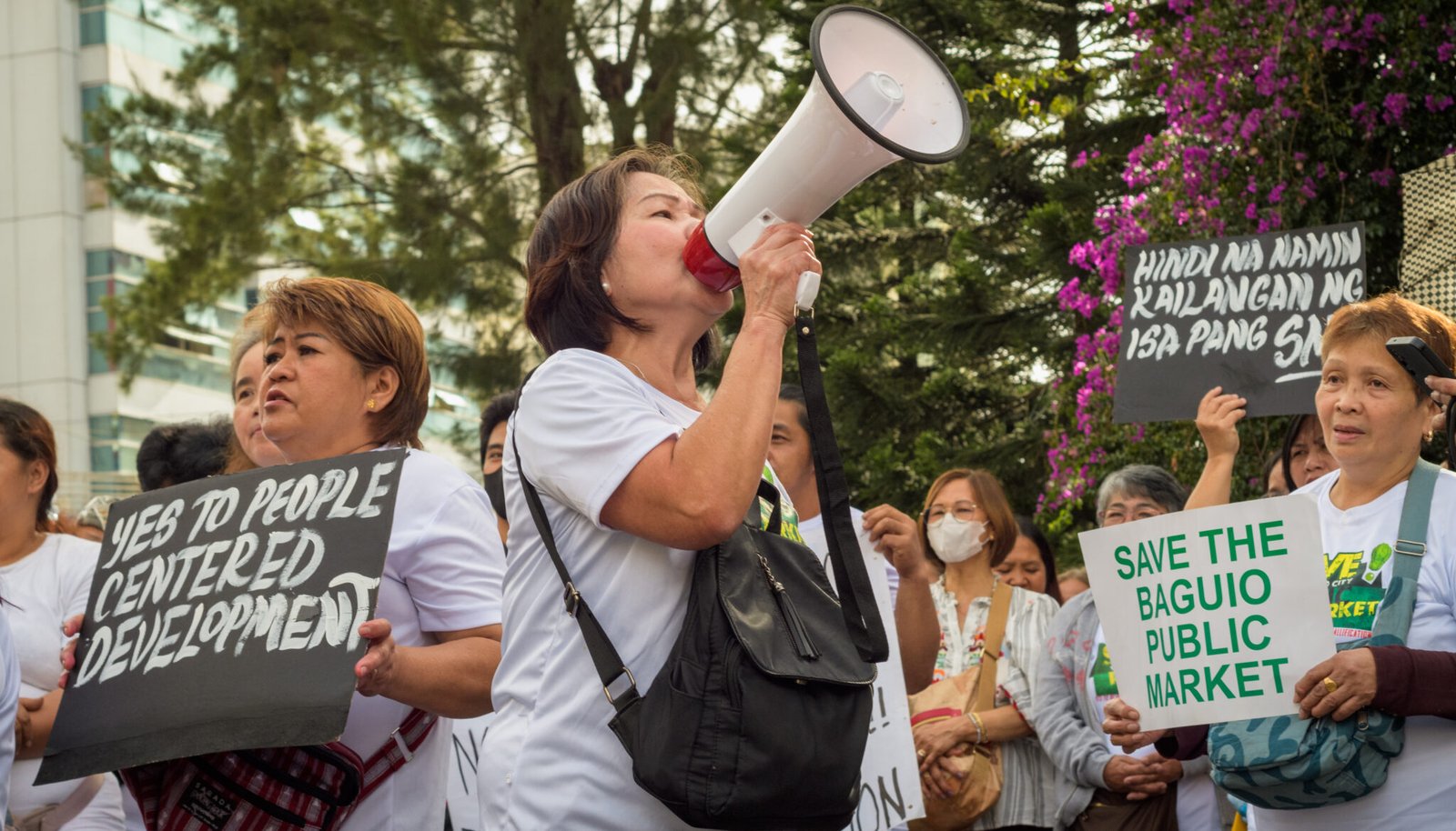 Baguio vendors protest market mallification plan - Good Morning Baguio