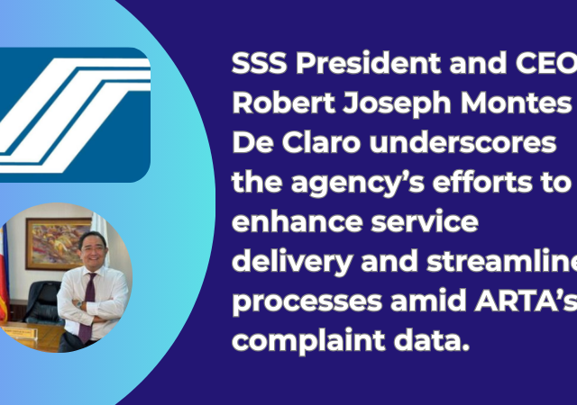 SSS assures public of high complaint resolution rate amid ARTA data