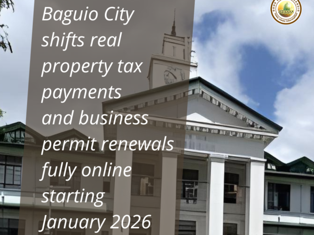 Baguio shifts RPT, business permits fully online in 2026