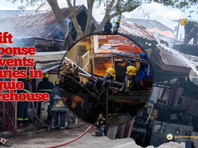 No injuries in Baguio warehouse fire