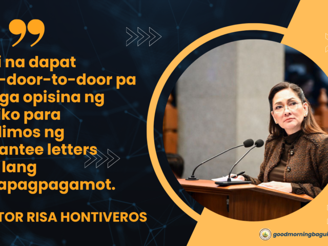 Hontiveros pushes clear DOH rules on medical aid