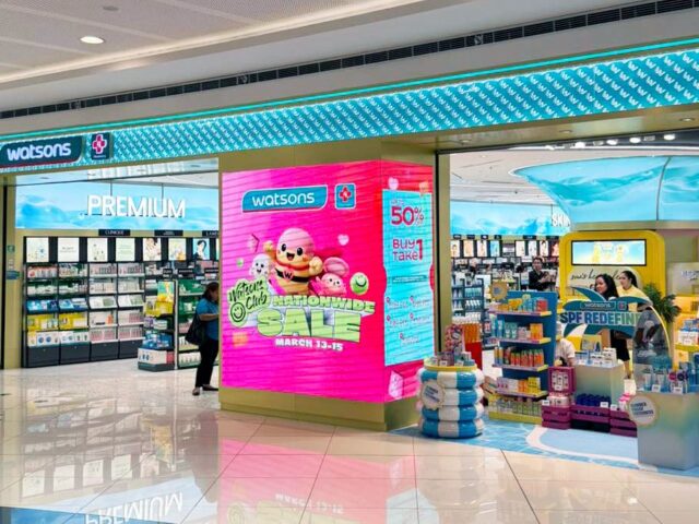 Watsons nationwide sale returns March 13–15