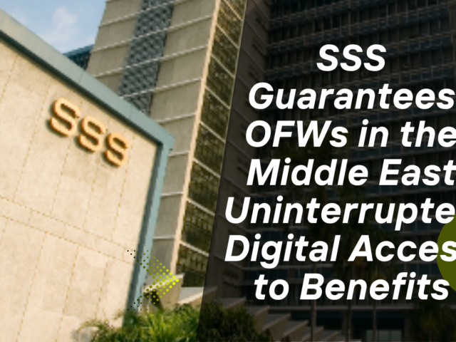 SSS assures OFW members in the Middle East of uninterrupted digital access to benefits