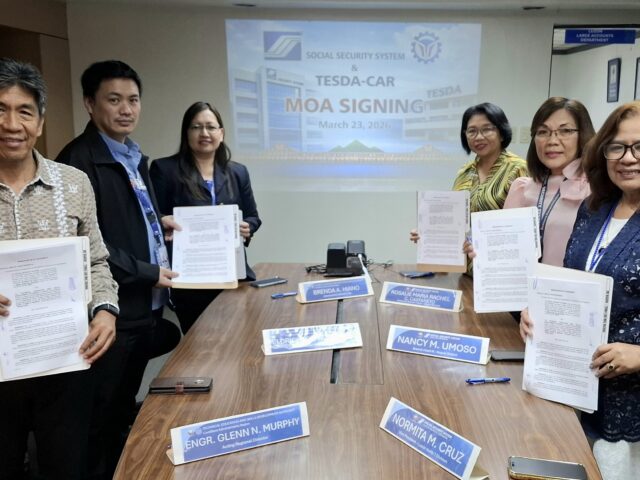 SSS, TESDA-CAR sign pact expanding coverage for job workers