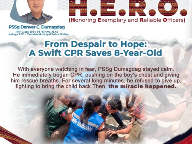 Police officer revives drowning boy in Kalinga