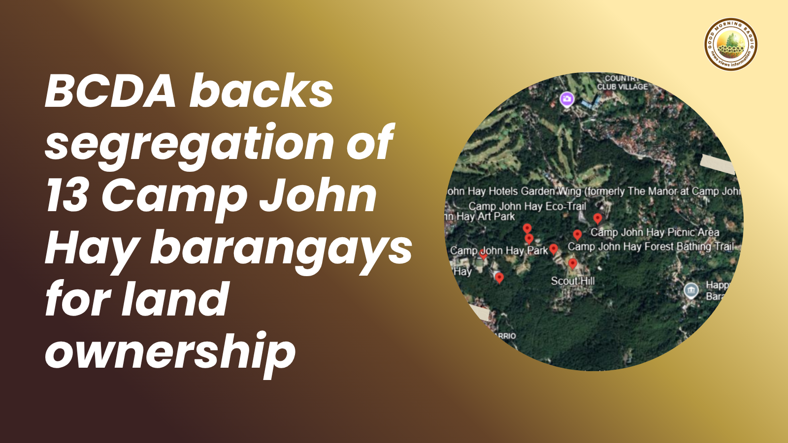 BCDA supports land segregation plan for Camp John Hay residents’ ownership (1)