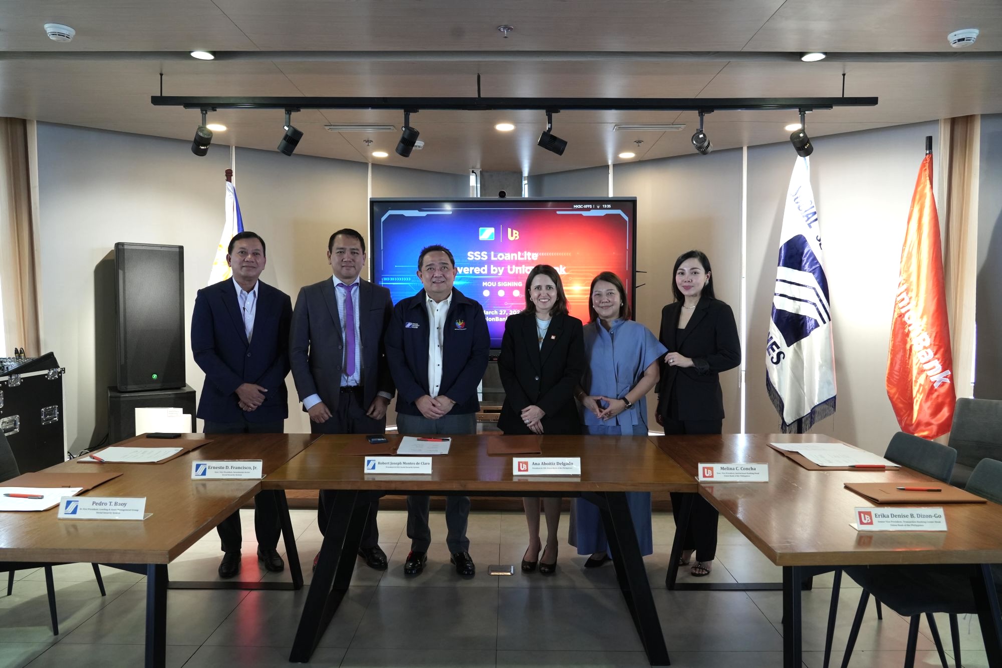 SSS-UB MOA Signing for LoanLite