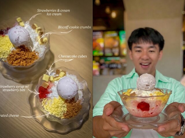 Mang Inasal unveils strawberry cheesecake halo-halo