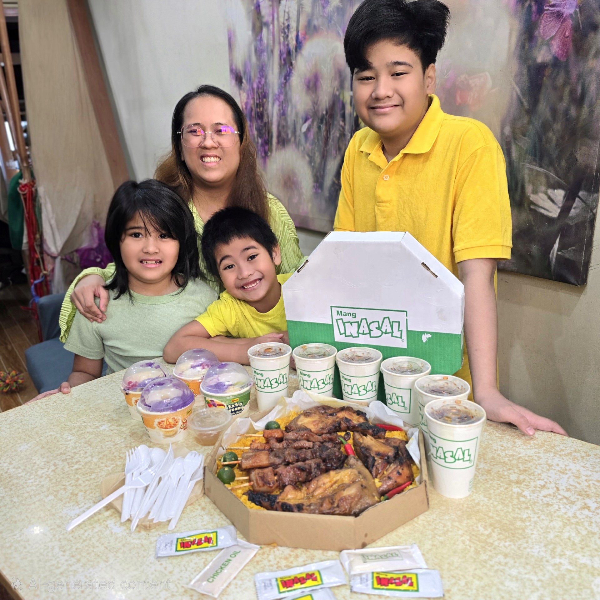 Alexenda Macuja and kids