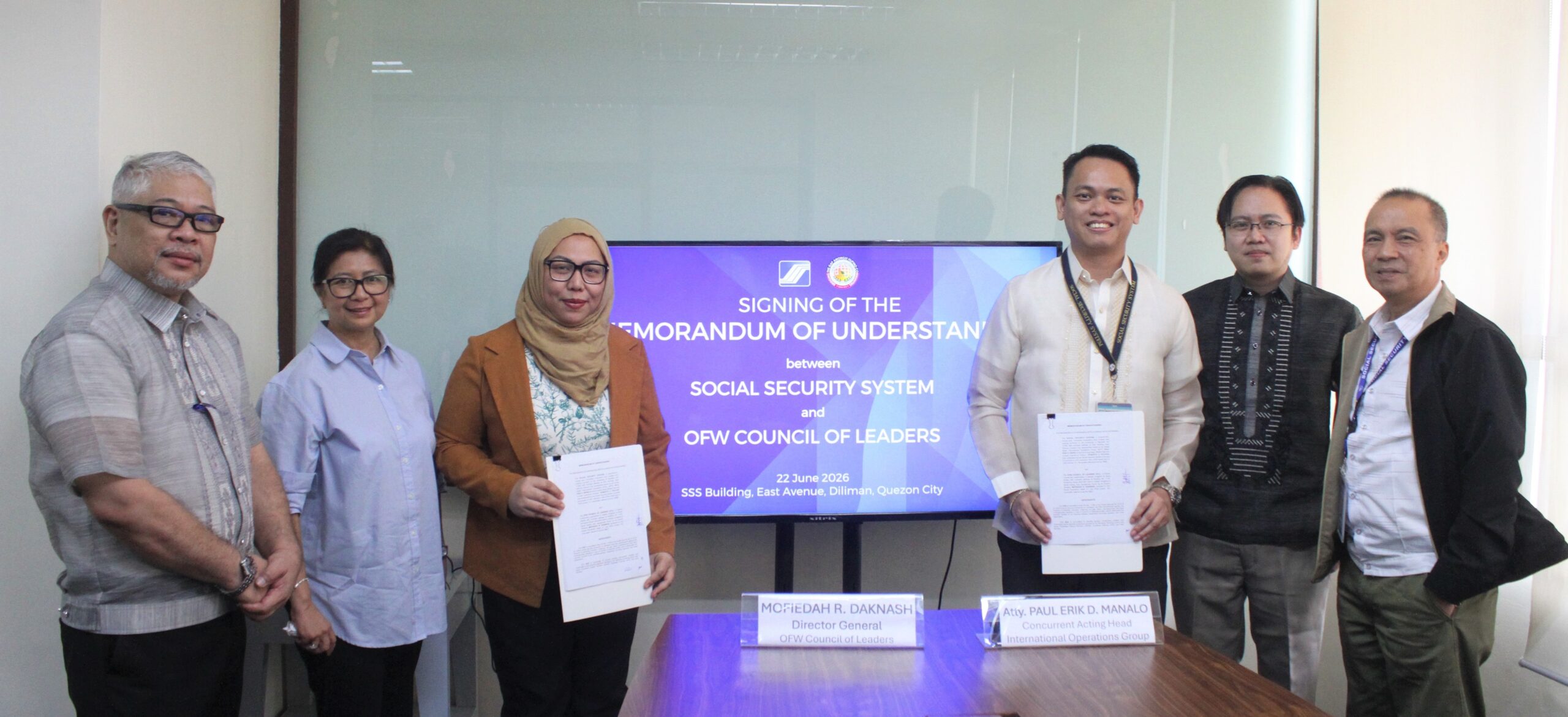 SSS-OFW Council of Leaders