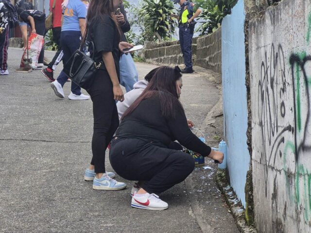 New Lucban repaints vandalized walls through police-community partnership