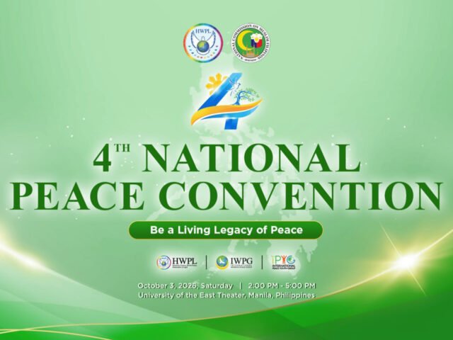 HWPL to convene 4th National Peace Convention in Manila