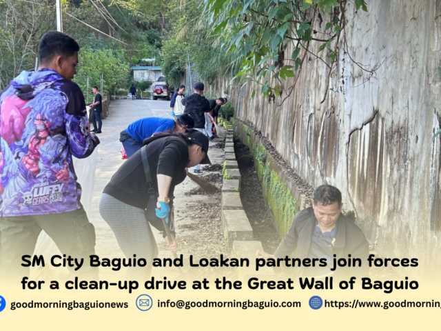 SM City Baguio, Loakan team up for clean-up drive