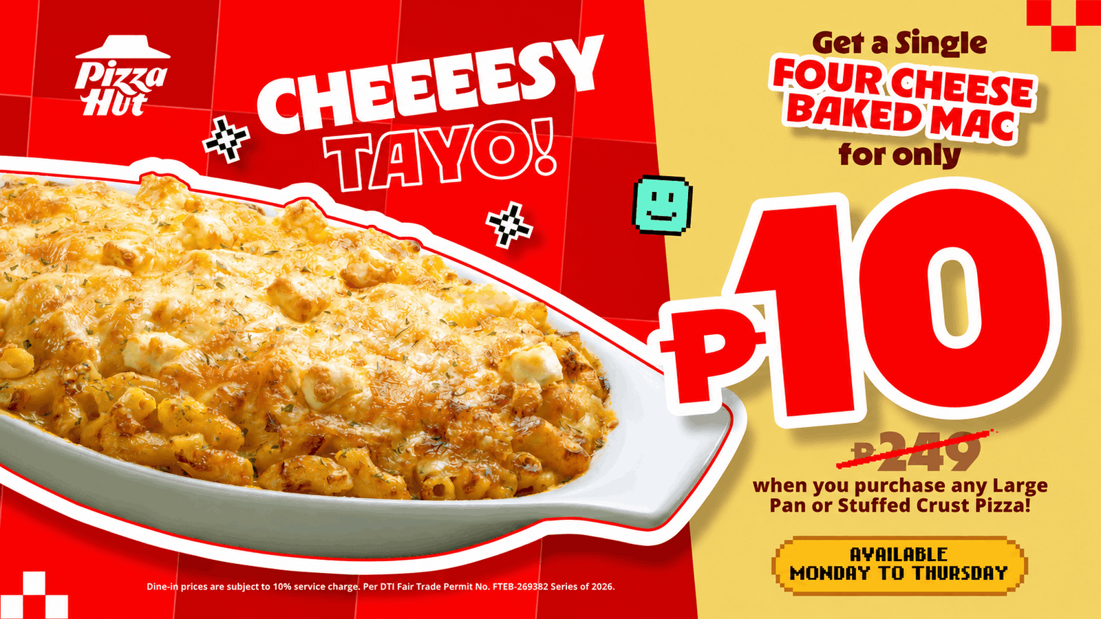 P10 Four Cheese Baked Mac